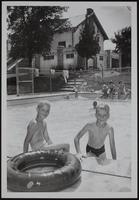 Lawrence Country Club - New Pool - swimmers unidentified