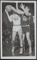 LHS Basketball - vs. Highland Park Dale Egans of HP and Gordon Abernathy.