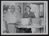 Westvaco - manufacturing dry ice (L to R) Howard Sommers; Jim Wilding; William Yates.