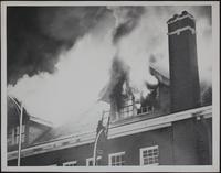 Fires - Plymouth Congregational Church Parish house adjoining church.