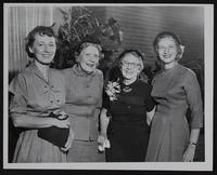 Kansas Federation of Music Clubs - (L to R) Mrs. Ralph King; Mrs. A. R. Colburn; Mrs. J. B. McKay, El Dorado; Mrs. Clayton Krehbiel.