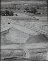 Kansas Turnpike - View to West from North Lawrence at East Lawrence Interchange.