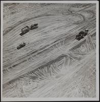 Kansas Turnpike - Tracks on Fill NE of Lawrence.