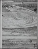 Kansas Turnpike - View to West from North Lawrence at East Lawrence Interchange.