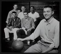 LHS Basketball - Champs of NEKL - (L to R) front row