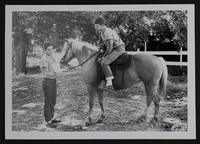 Douglas co. 4-H Ronnie Hoover (Left) and Ralph Leary at Rock Springs Ranch.