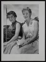 Girl Staters - Nancy Ward (left) and Janie Dean.