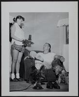 L.H.S.[Lawrence High School] Center Jim Rose.