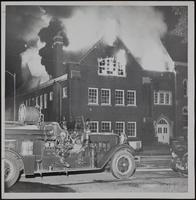 Fires - Plymouth Congregational Church Parish house adjoining church.