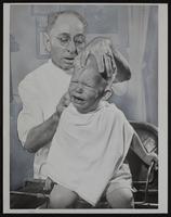 Barber Jim Dove and Steven Palmer.