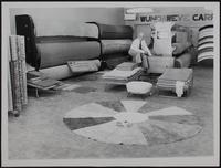 Edward C. Peterson, manager Vincent's carpet dept. advertisement.