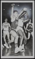 LHS Basketball - v. Garden City - Junior Smith and GC&#39;s John Poe (32).
