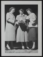 Polio Fund (L to R) Mrs. Wiley Mitchell; Mrs. Gene Stanwix; Mrs. Warren Mitchell.
