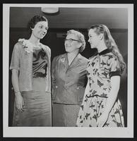 Lawrence Educational Council - (L to R) Mrs. Billie Davis; Mrs. Ralph Graber; Marilyn Grantham.