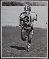 KU Football - Washington state players. A. Cougar Mascot Butch IV. B. Vaughn Hitchcock. C. Tom Gunnari. D. Bob Iverson. E. Gerald Brockey. F. Jim Hagerty.