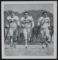 Haskell – Fullbacks – (Left to Right) A.D. Parringe – Jim Lasley – Art Barker.