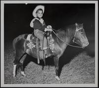 Curly-haired crowd pleaser. 5 year old Steven Rice.