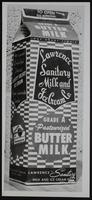Lawrence Sanitary milk and ice cream company advertisement.