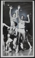 LHS Basketball vs. Topeka - Topeka&#39;s Louie Vallas; Ragan; Junior Smith.