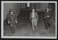 (L to R) Sergeant Merle McClure; Sherman Lightle; Patrolman Dick Stanwix.