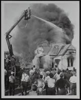 Fire fighting class of Kansas Fire School - Field Class.