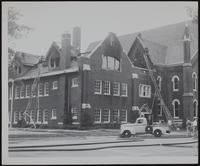 Fires - Plymouth Congregational Church Parish house adjoining church.