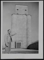 Overbrook - Farmers Union grain elevator opening. 150,00 bushel capacity. Toy Arnold, manager.