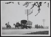Roy Knapp "rough riders" on way to Dodge City.