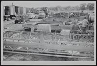 KS Turnpike - Equipment preparation for first paving near Lakeview.