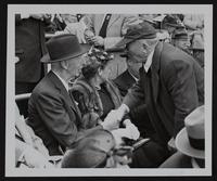 Connie Mack - Mrs. Will Harridge and incident. man probably at KC Baseball&#39;s first major league game.
