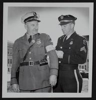 Safe Driving Day - KCK Police Major Donald Hill (left) and LPD Sgt. Jack Evans.