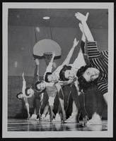 Adult Education - Physical Fitness (L to R) Maxine Longley; Betty Nicolay; Audry Hahn; Shirley Carter; Betty Faler; Dorothy Boardman.