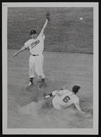 Kansas City Baseball - Joe Altobelli of Cleveland and Jim Finigan of Athletics.