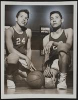 Haskell Basketball - All Stars Jayhawk League - Wayne Postoak (left) and Willie Sevier.