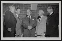 GOP Candidates (L to R) Donald Hults, Geo. V. Allen, Andrew Schoeppel, Erret P Scrivner, Fred Hall.