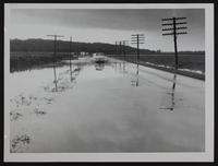 Weather Highway 24 flooded east of Perry.