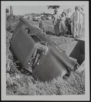 Auto Accidents - Mrs. Pearl Hassett of KCK and passengers escaped injury.