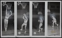 LHS Basketball - Jim Ragan demonstrates the setup shot.