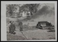 Fire destroys barn of Jesse Mashburn.