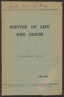 Matter of life and death