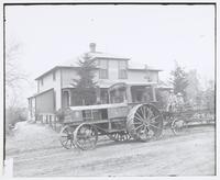 Gfeller's Tractor in Front of House