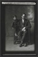 Portrait of Cosmi Santez and Boy