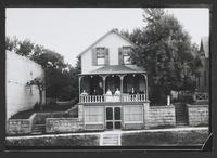 W. W. Hurley House with People Relaxing on Porch