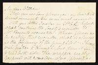 Letter to "My dear William" [Michael Rossetti]