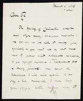 Letter from Ed. of P. M. G. [Editor of the Pall Mall Gazette] to William Michael Rossetti