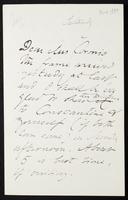 Letter to Mrs Coronio [Aglaia Coronio]