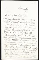 Letter to Mrs Coronio [Aglaia Coronio]