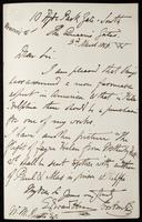 Letter to William Michael Rossetti