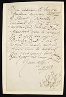 Letter to Theodore Watts-Dunton