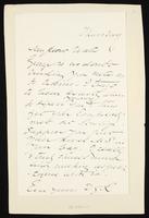 Letter to Theodore Watts-Dunton